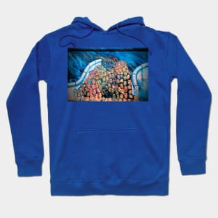 Berlin Wall Graffiti Artwork Street Art Germany Hoodie